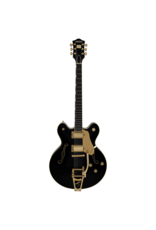 Gretsch Gretsch Broadkaster LX Center Block w/ String-Thru Bigsby and Gold Hardware, Black w/ HSC Gretsch Gretsch Broadkaster LX Center Block w/ String-Thru Bigsby and Gold Hardware, Black w/ HSC
