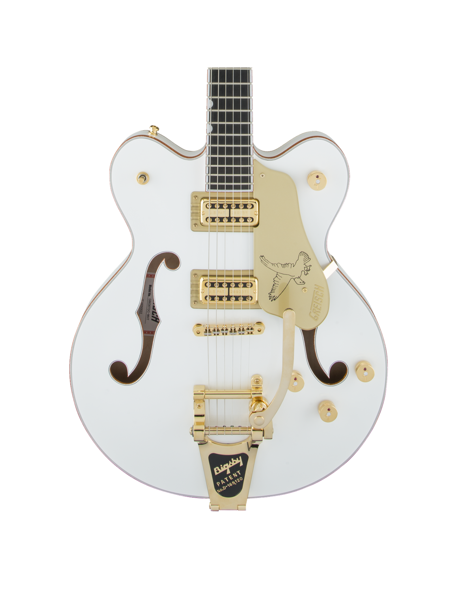 Gretsch Gretsch G6636T Players Edition Falcon Center Block Double-Cut with String-Thru Bigsby, Filter'Tron Pickups, White