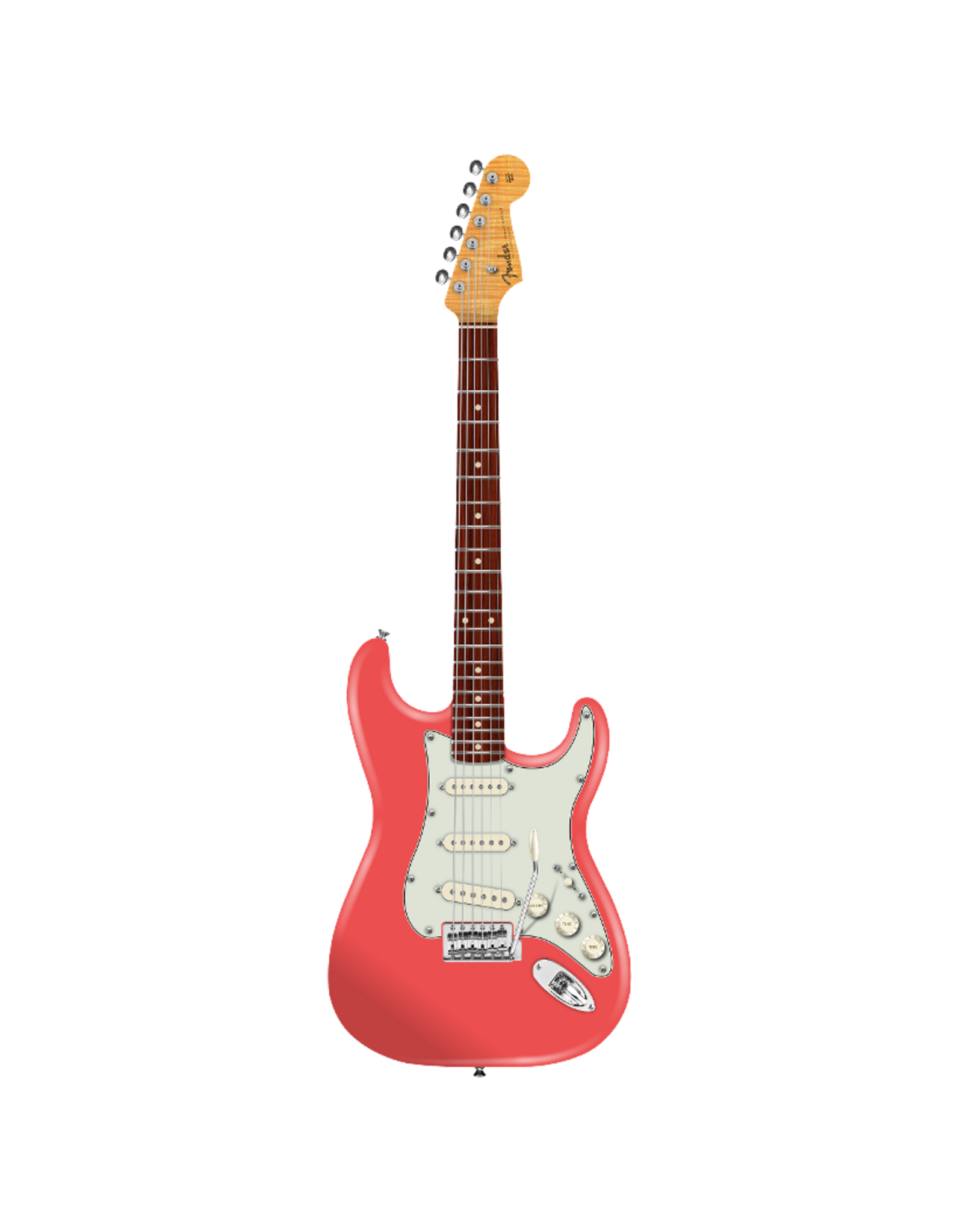 Fender Fender Limited Edition American Vintage II '61 Stratocaster, Rosewood Fingerboard, Fiesta Red w/ HSC