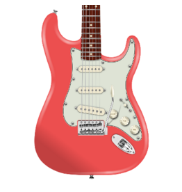 Fender Fender Limited Edition American Vintage II '61 Stratocaster, Rosewood Fingerboard, Fiesta Red w/ HSC