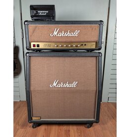 1985 Marshall 2204 JCM800 Lead 50W with 1960A JCM800 4x12 Cabinet and Powerbrake Attenuator Model PB100, Used