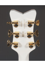 Gretsch Gretsch Falcon Hollow Body with String-Thru Bigsby and Gold Hardware, Ebony Fingerboard, White w/ HSC