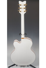 Gretsch Gretsch Falcon Hollow Body with String-Thru Bigsby and Gold Hardware, Ebony Fingerboard, White w/ HSC