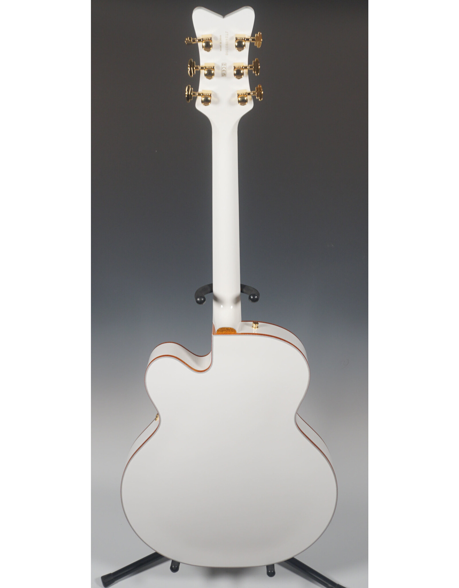Gretsch Gretsch Falcon Hollow Body with String-Thru Bigsby and Gold Hardware, Ebony Fingerboard, White w/ HSC