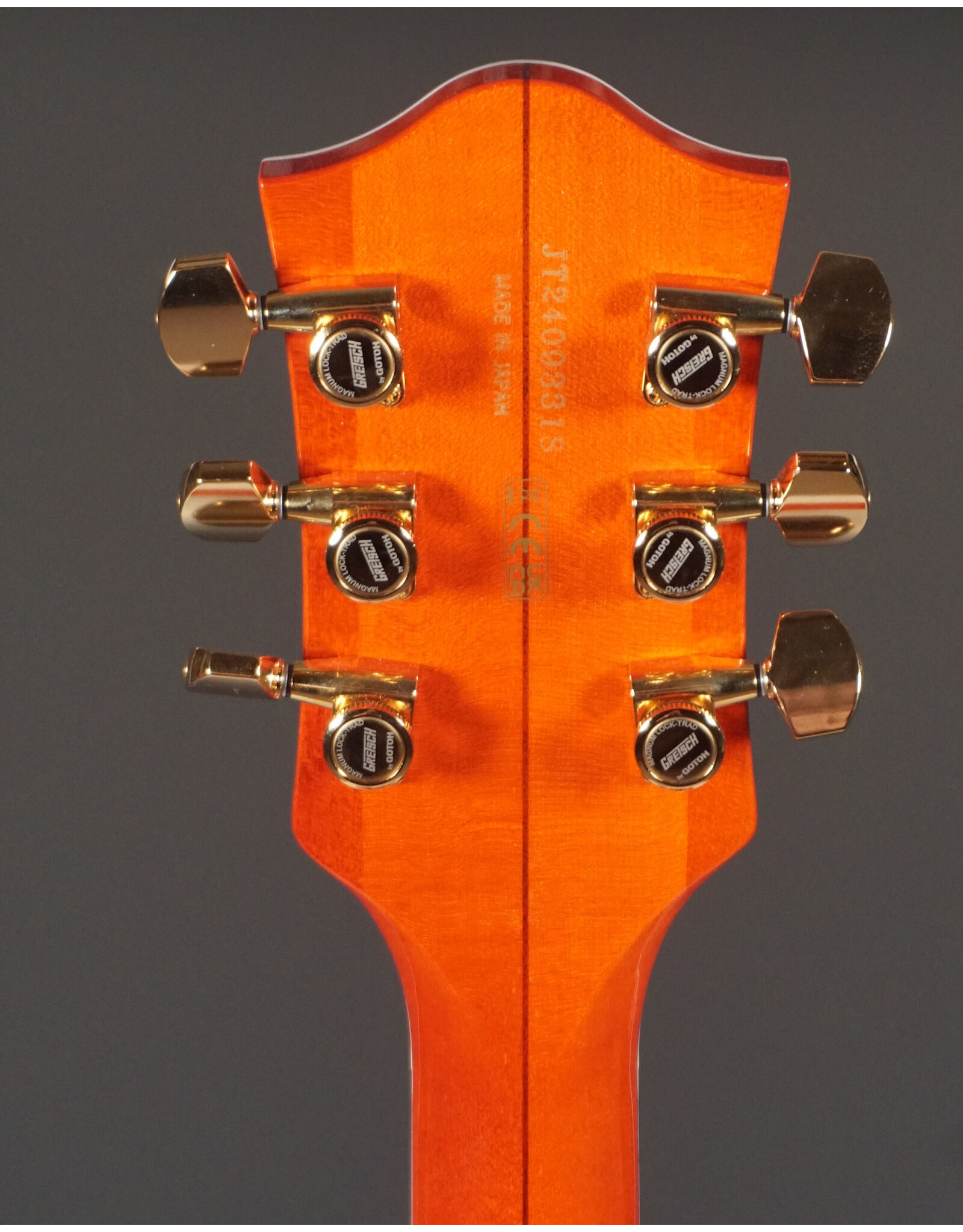 Gretsch Gretsch Nashville Hollow Body with String-Thru Bigsby and Gold Hardware, Ebony Fingerboard, Orange Stain w/ HSC