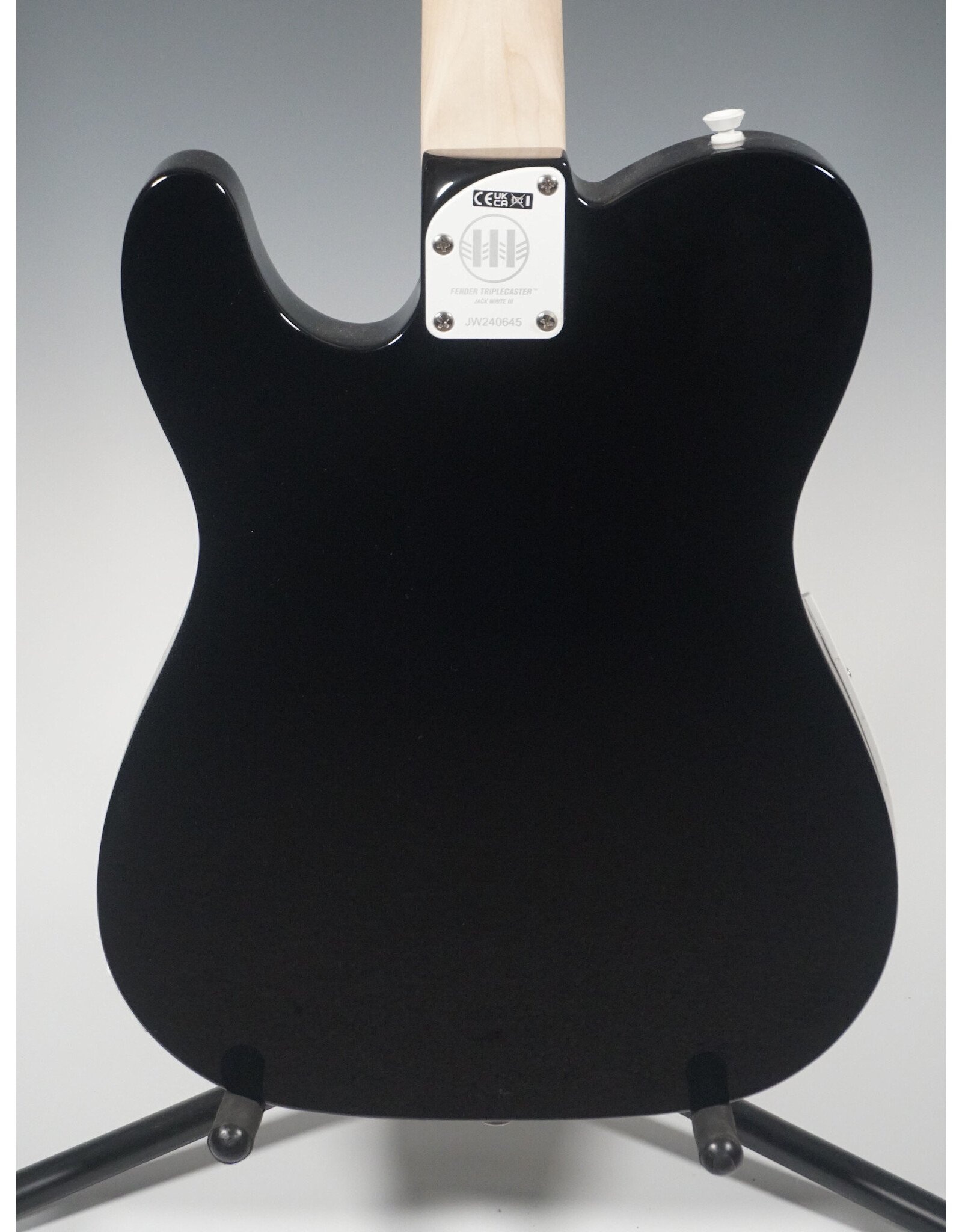 Fender Fender Jack White Triplecaster, Maple Fingerboard, Black w/ Jack White Custom HSC