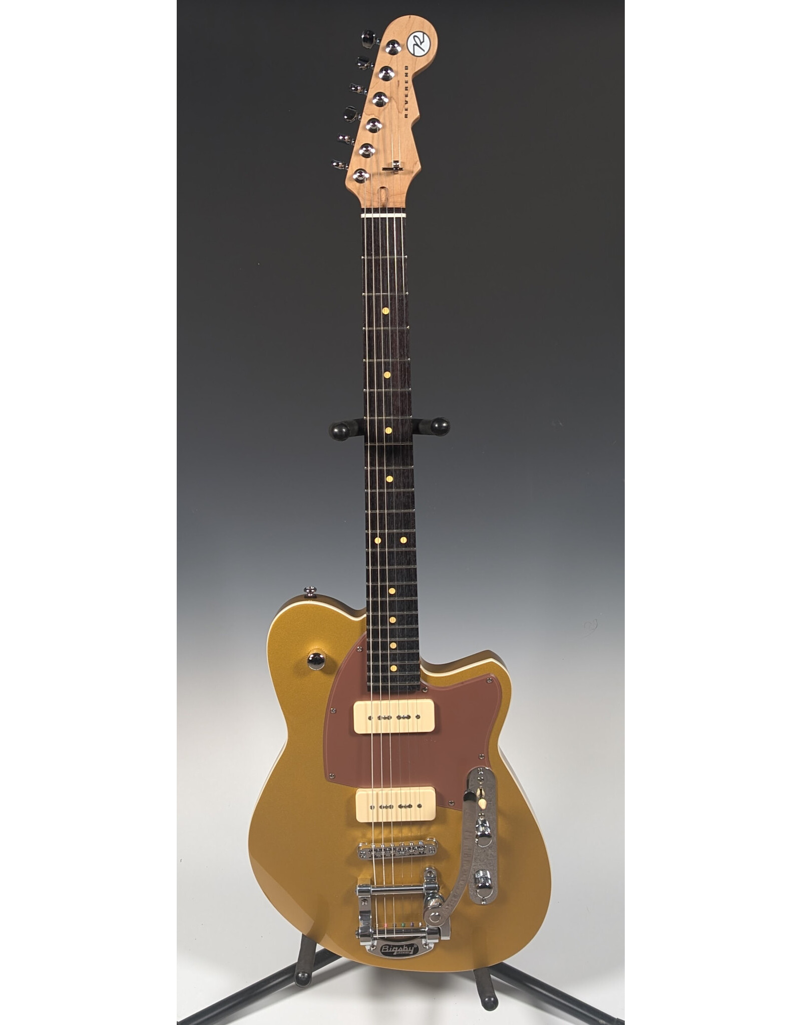 Reverend Reverend Charger 290 Bigsby Electric Guitar, Venetian Gold
