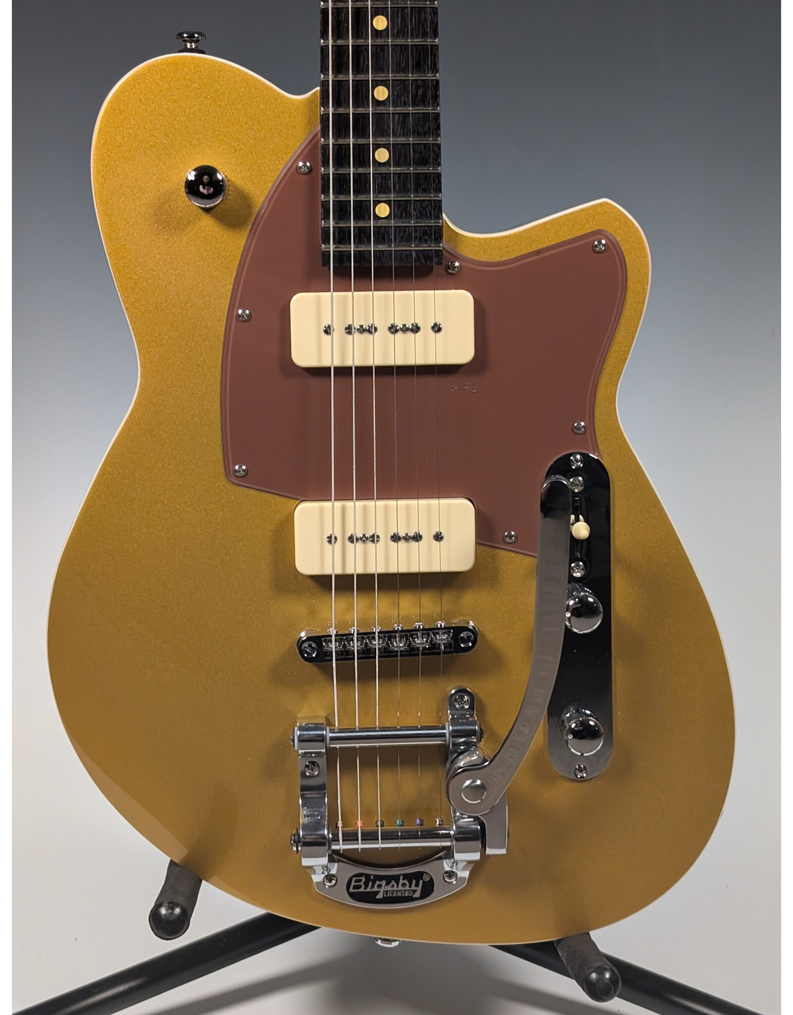 Reverend Reverend Charger 290 Bigsby Electric Guitar, Venetian Gold