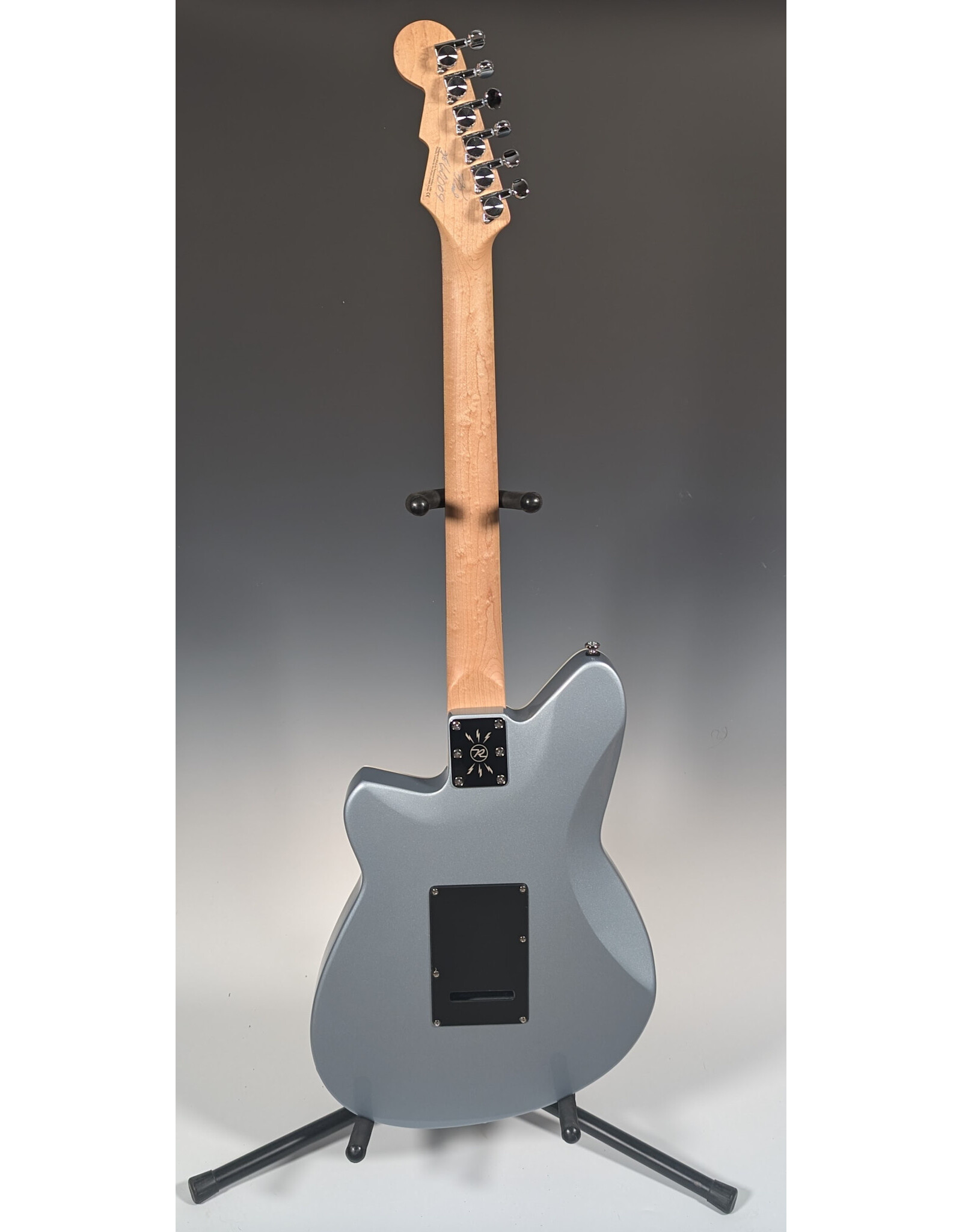 Reverend Reverend Double Agent W Electric Guitar, Metallic Silver Freeze
