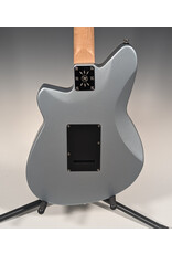 Reverend Reverend Double Agent W Electric Guitar, Metallic Silver Freeze