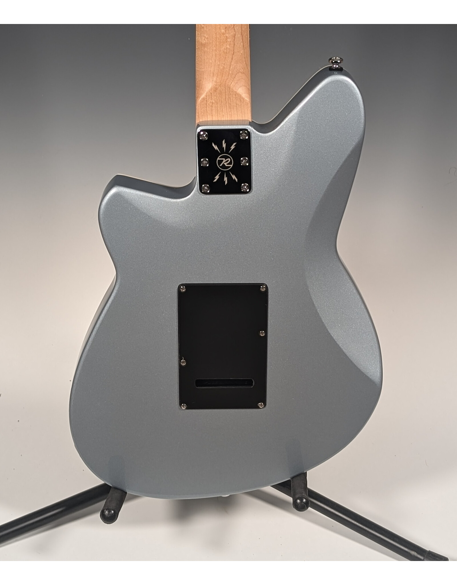 Reverend Reverend Double Agent W Electric Guitar, Metallic Silver Freeze