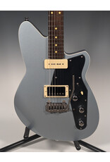 Reverend Reverend Double Agent W Electric Guitar, Metallic Silver Freeze