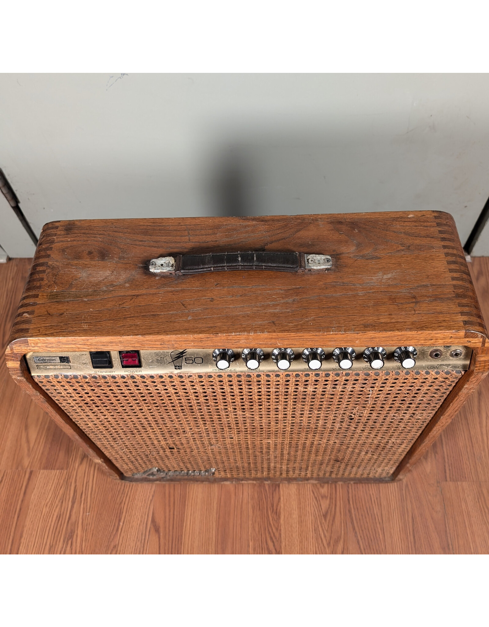 Legend Rock N' Roll 50 2x12 Guitar Combo, Natural/Wicker, Used