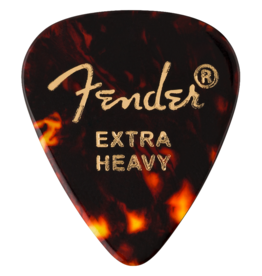 Fender Fender Classic Celluloid, Tortoise Shell, 351 Shape, Extra Heavy, 12 Count