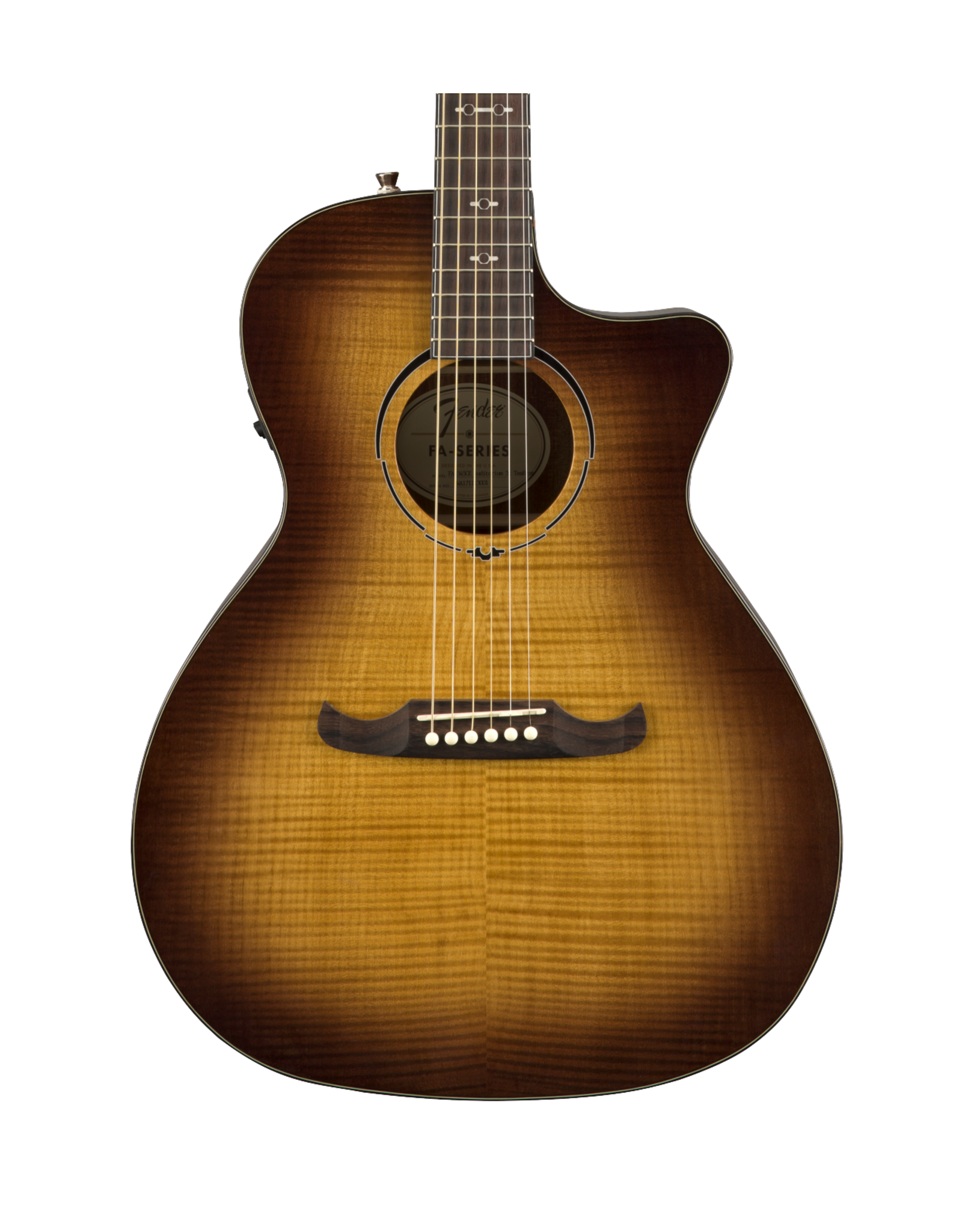 Fender Fender FA-345CE Auditorium, Laurel Fingerboard, 3-Color Tea Burst
