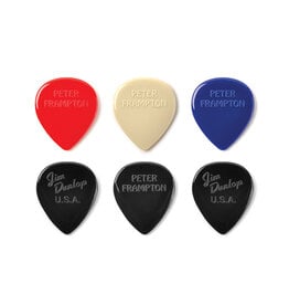 Dunlop Dunlop Peter Frampton Vintage Jazz Teardrop Pick, 6 Pack