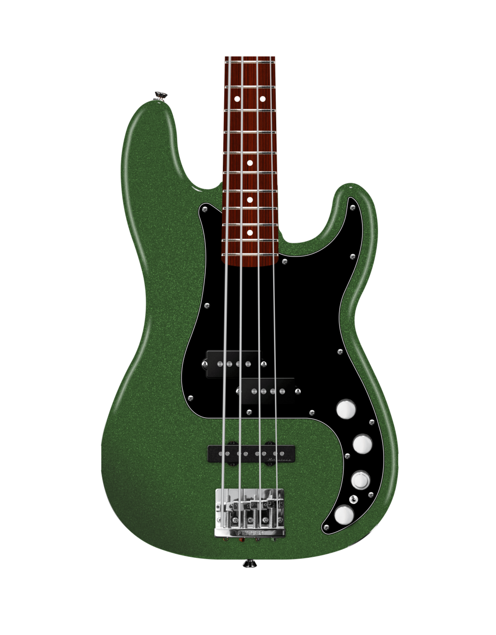 Fender Fender Player II Modified Active Precision Bass, Harvest Green Metallic w/ Deluxe Gig Bag