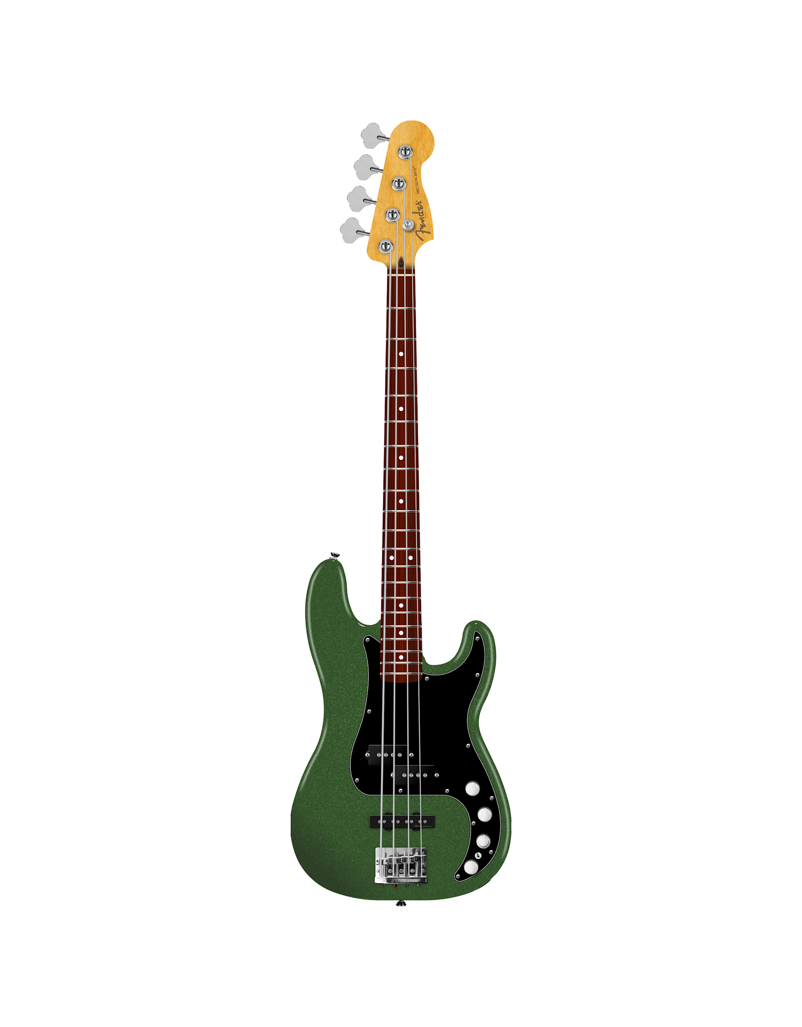 Fender Fender Player II Modified Active Precision Bass, Harvest Green Metallic w/ Deluxe Gig Bag