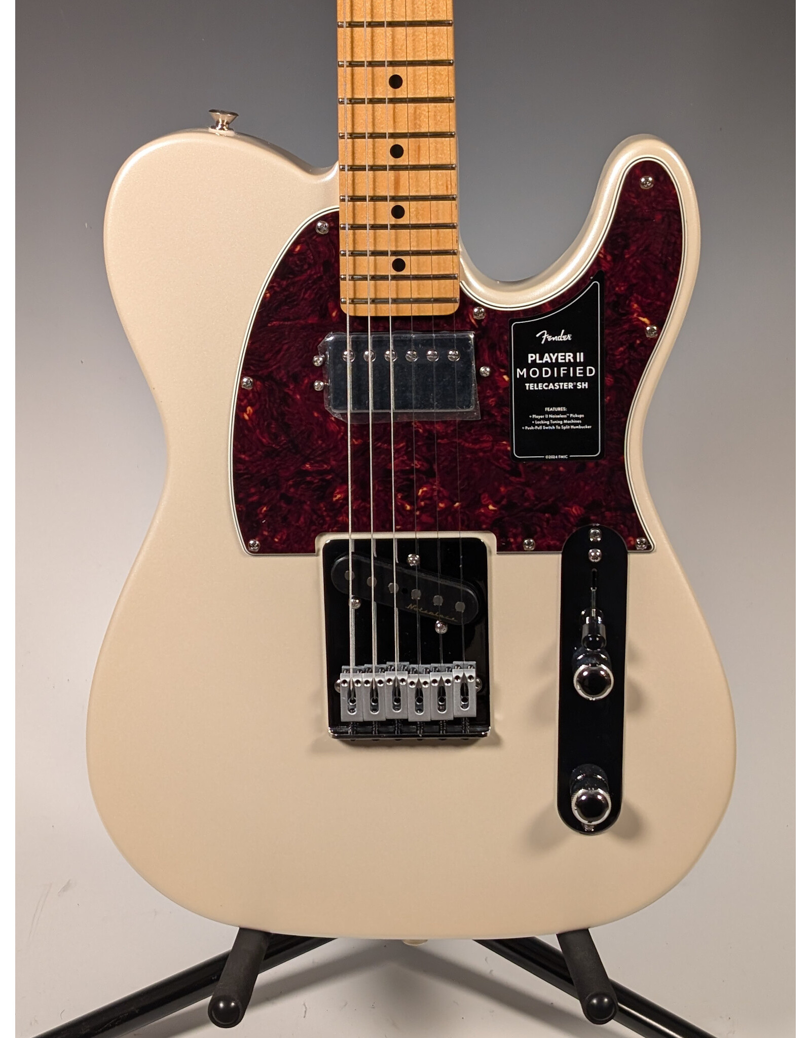 Fender Fender Player II Modified Telecaster, Olympic Pearl w/ Deluxe Gig Bag