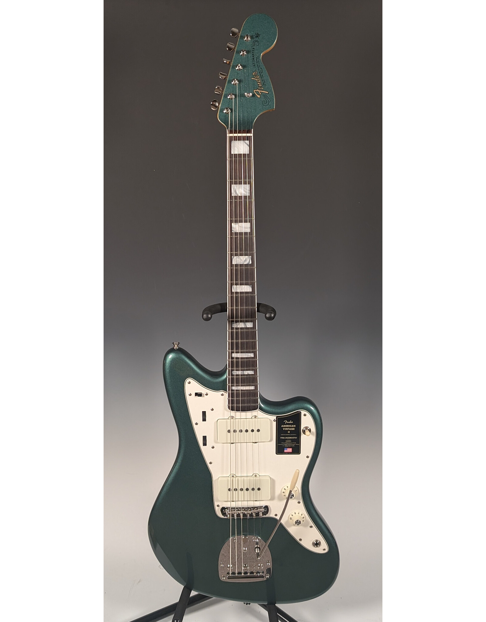 Fender Fender American Vintage II '66 Jazzmaster, Sherwood Green Metallic w/ HSC