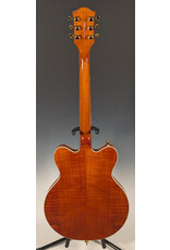Gretsch Gretsch Electromatic LTD Flame Okoume Broadkaster Double-Cut with Bigsby, Rosewood Fingerboard, Roundup Orange