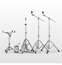 Yamaha Yamaha HW680W Double Braced Hardware Pack with Kick Pedal, Snare Stand, Hi-Hat Stand and Two Cymbal Stands