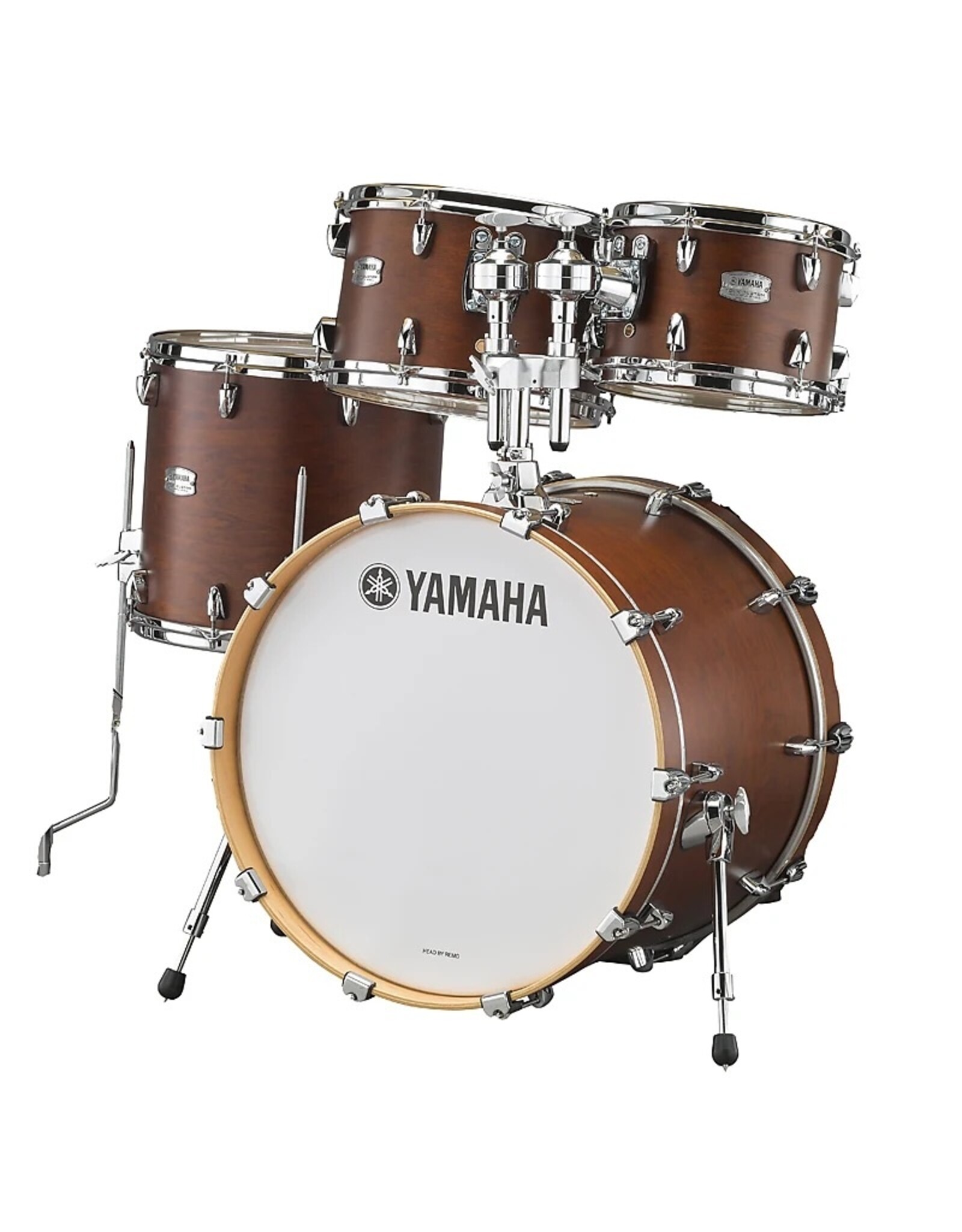 Yamaha Yamaha Tour Custom Shell Pack, Chocolate Satin, 10/12/16/22
