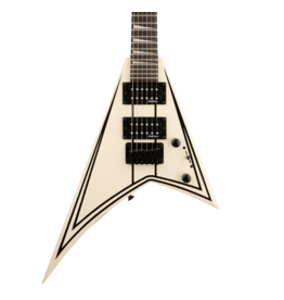 Jackson Jackson JS Series RR Minion JS1XM, Snow White with Black Pin Stripes