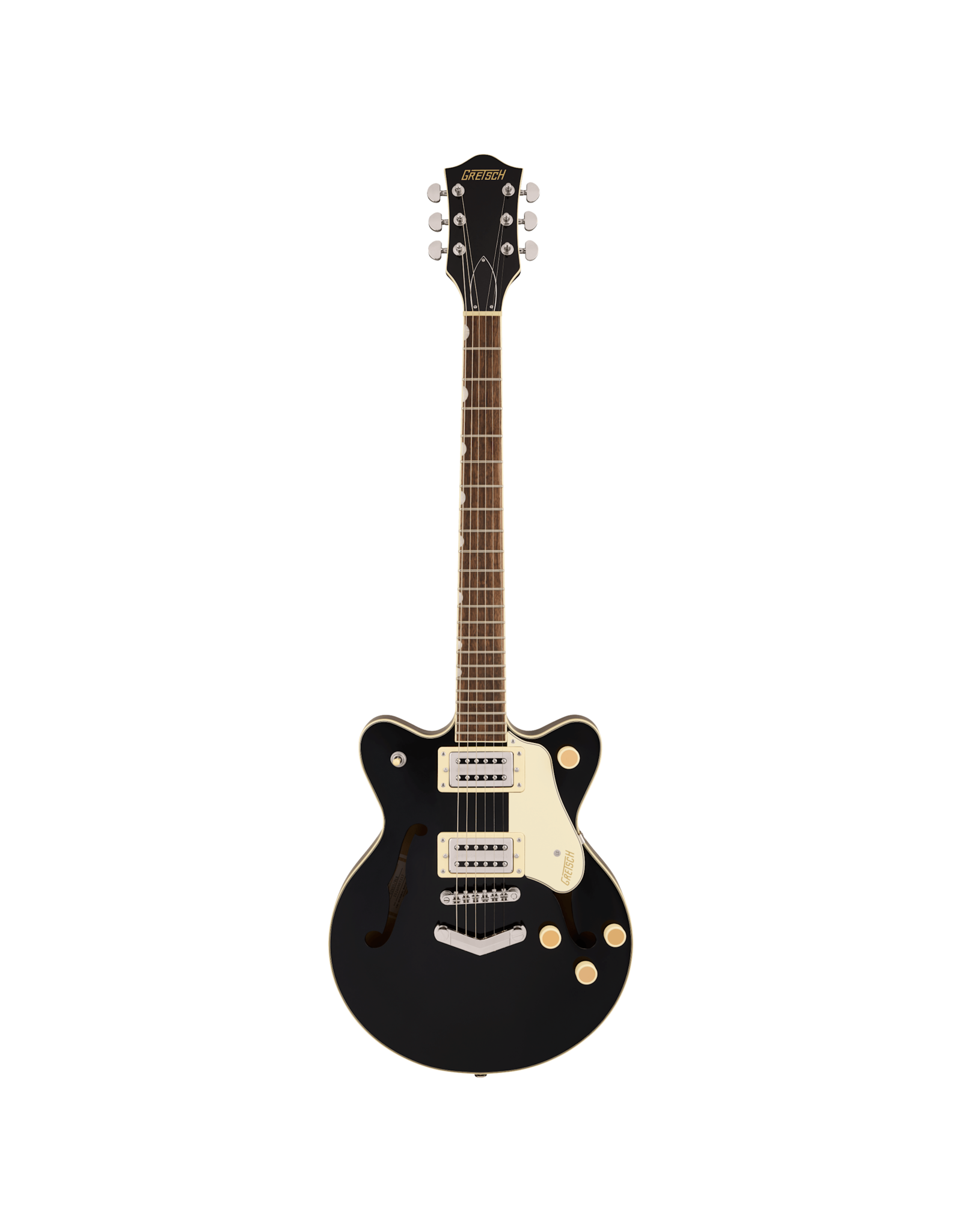 Gretsch Gretsch G2655 Streamliner Center Block Jr. Double-Cut with V-Stoptail, Black
