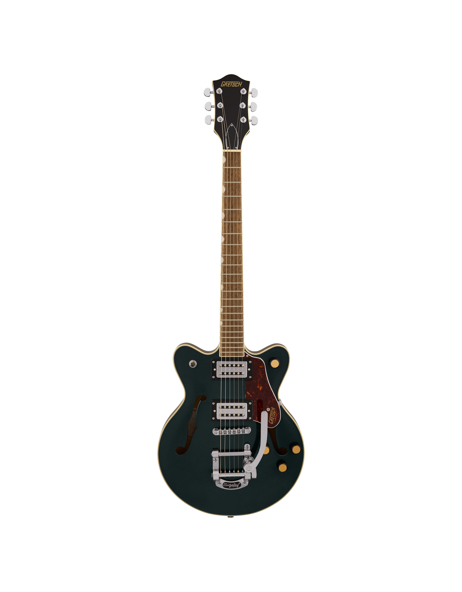 Gretsch Gretsch G2655T Streamliner Center Block Jr. Double-Cut with Bigsby, Cadillac Green