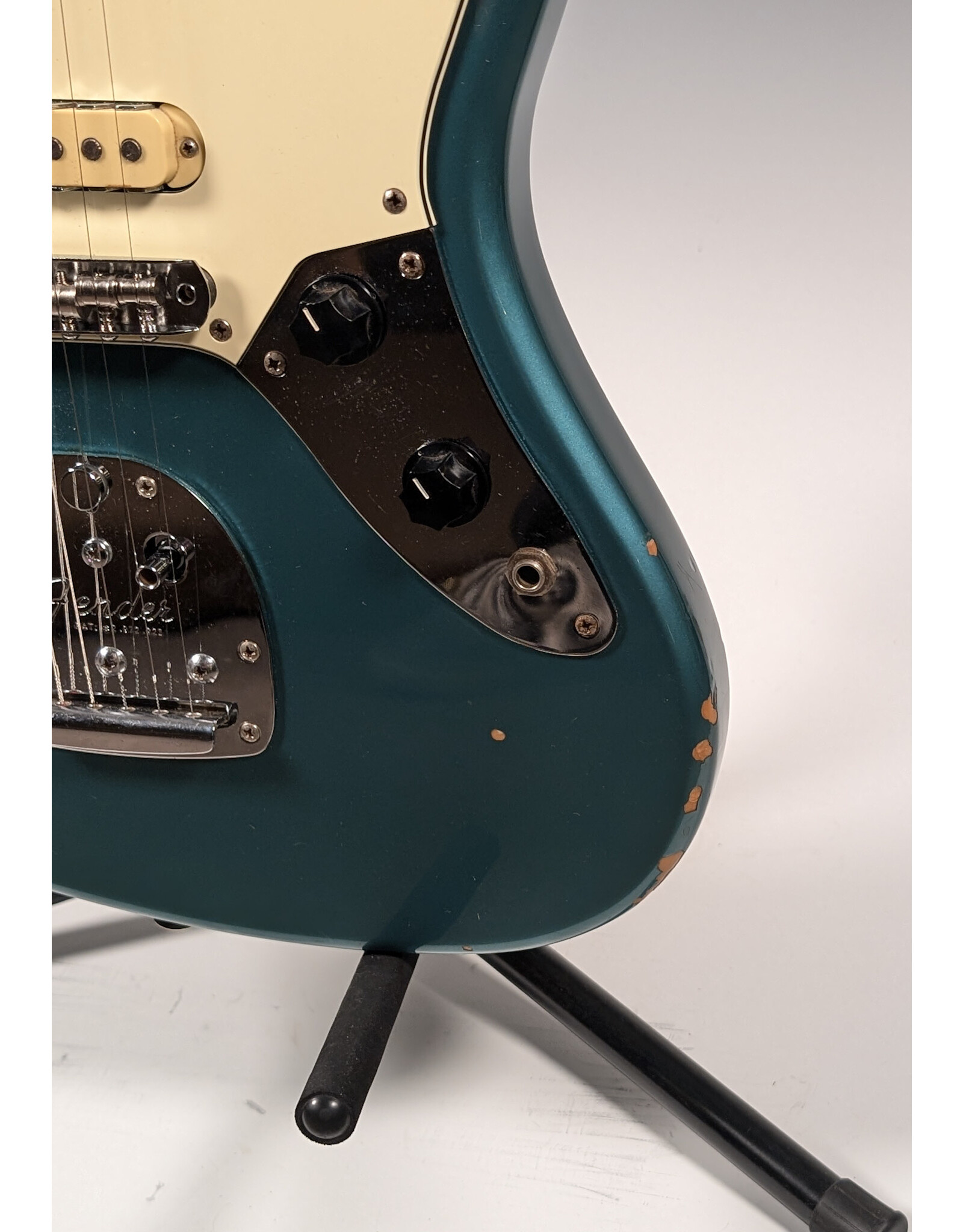 Fender 99-02 Fender CIJ Jaguar JG-66, Ocean Turquoise Metallic w/ Gig Bag, Used