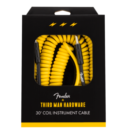 Fender Fender x Third Man Hardware, Yellow 30' Coil Cable,