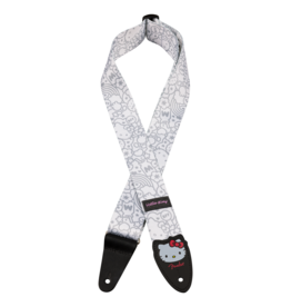 Fender Fender x Hello Kitty White Poly Strap, 2"