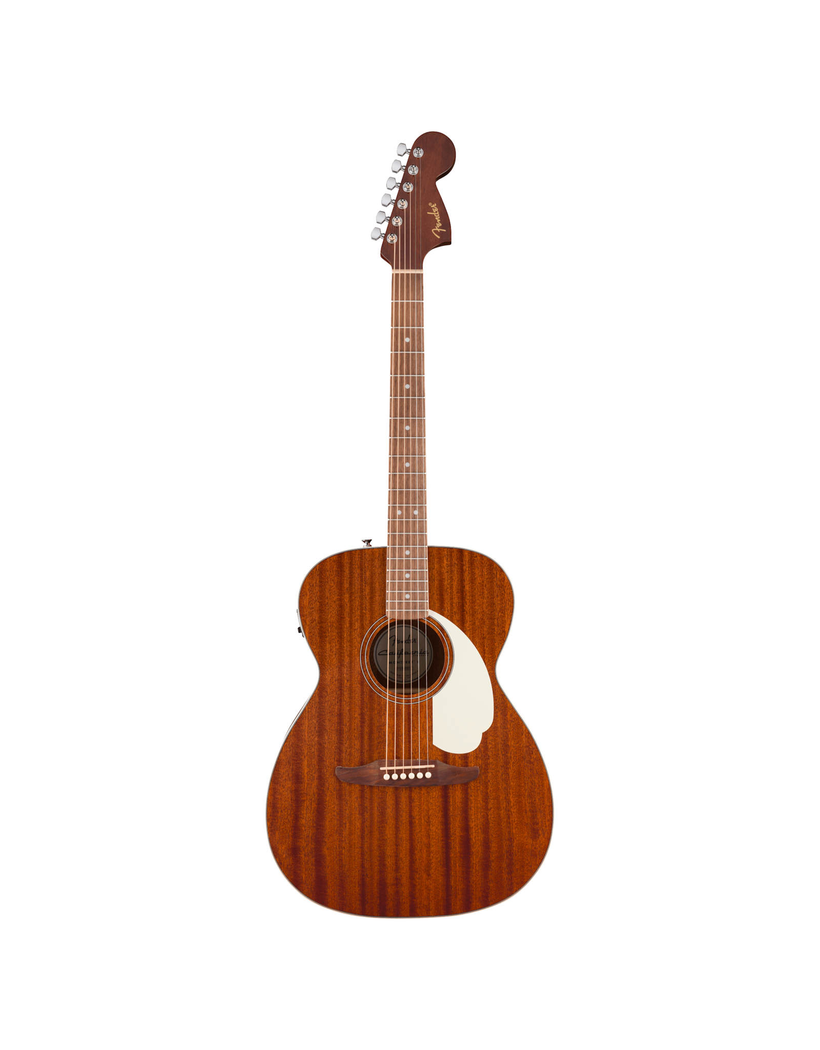 Fender California Standard Monterey E, Sapele Top, Ivory Pickguard, Natural Sapele