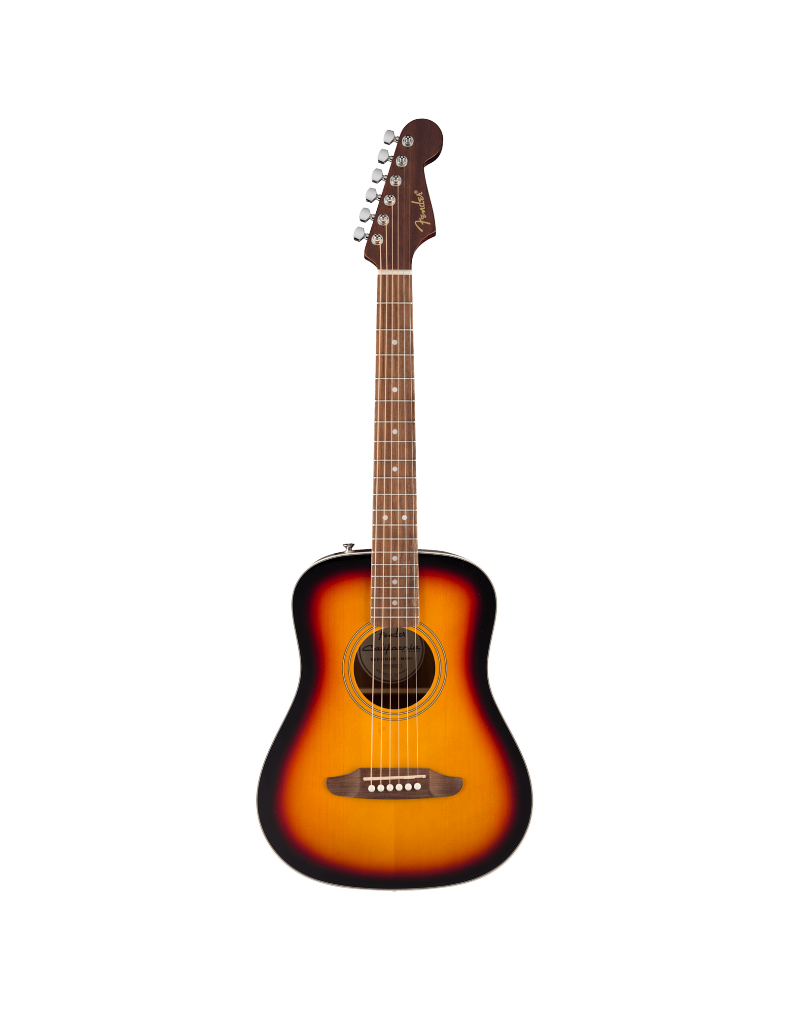 Fender Fender California Standard Redondo Mini with Bag, Spruce Top, 3-Color Sunburst