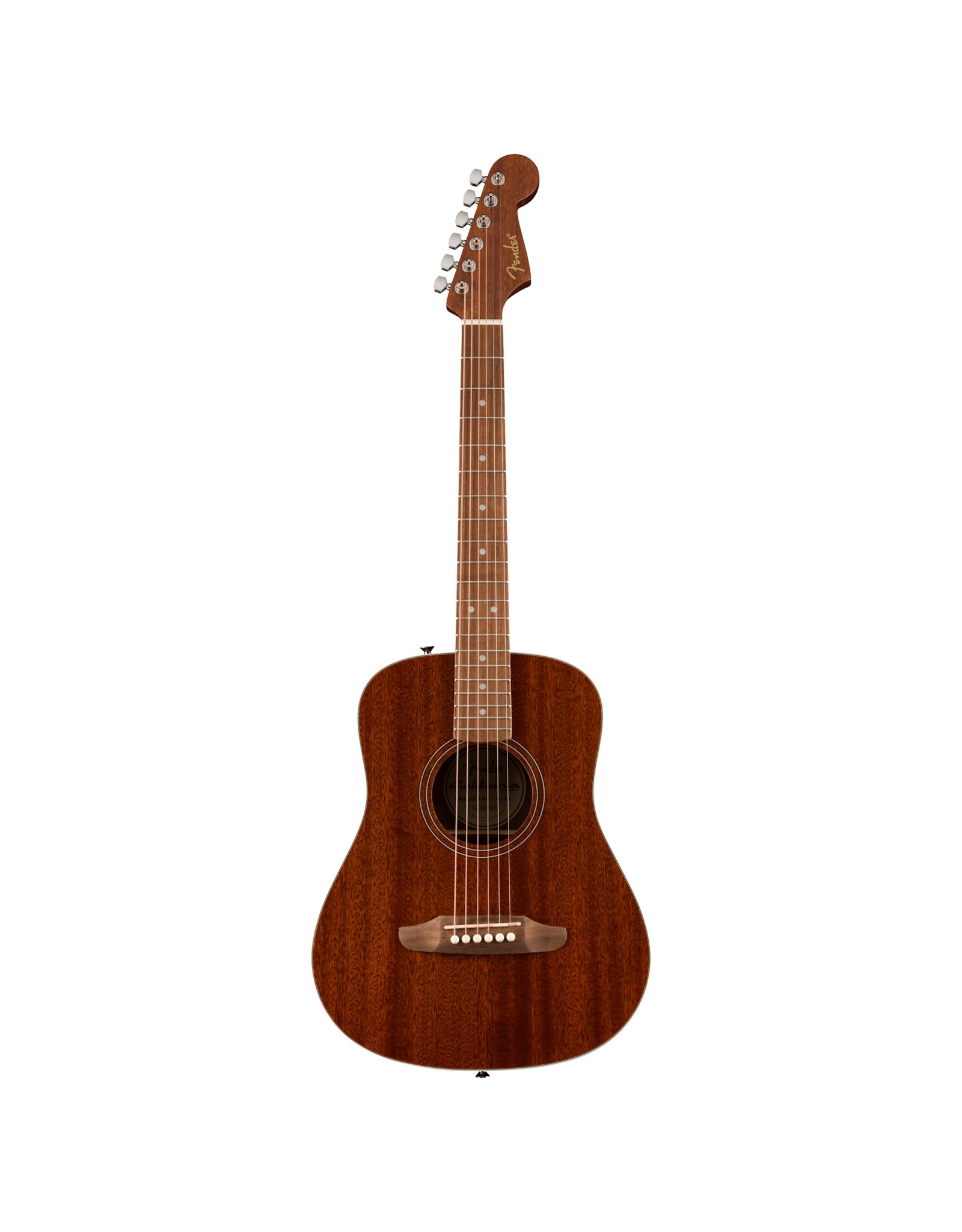 Fender Fender California Standard Redondo Mini with Bag, Sapele Top, Natural Sapele