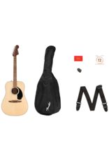 Fender Fender California Standard Redondo Starter Pack, Spruce Top, Black Pickguard, Natural