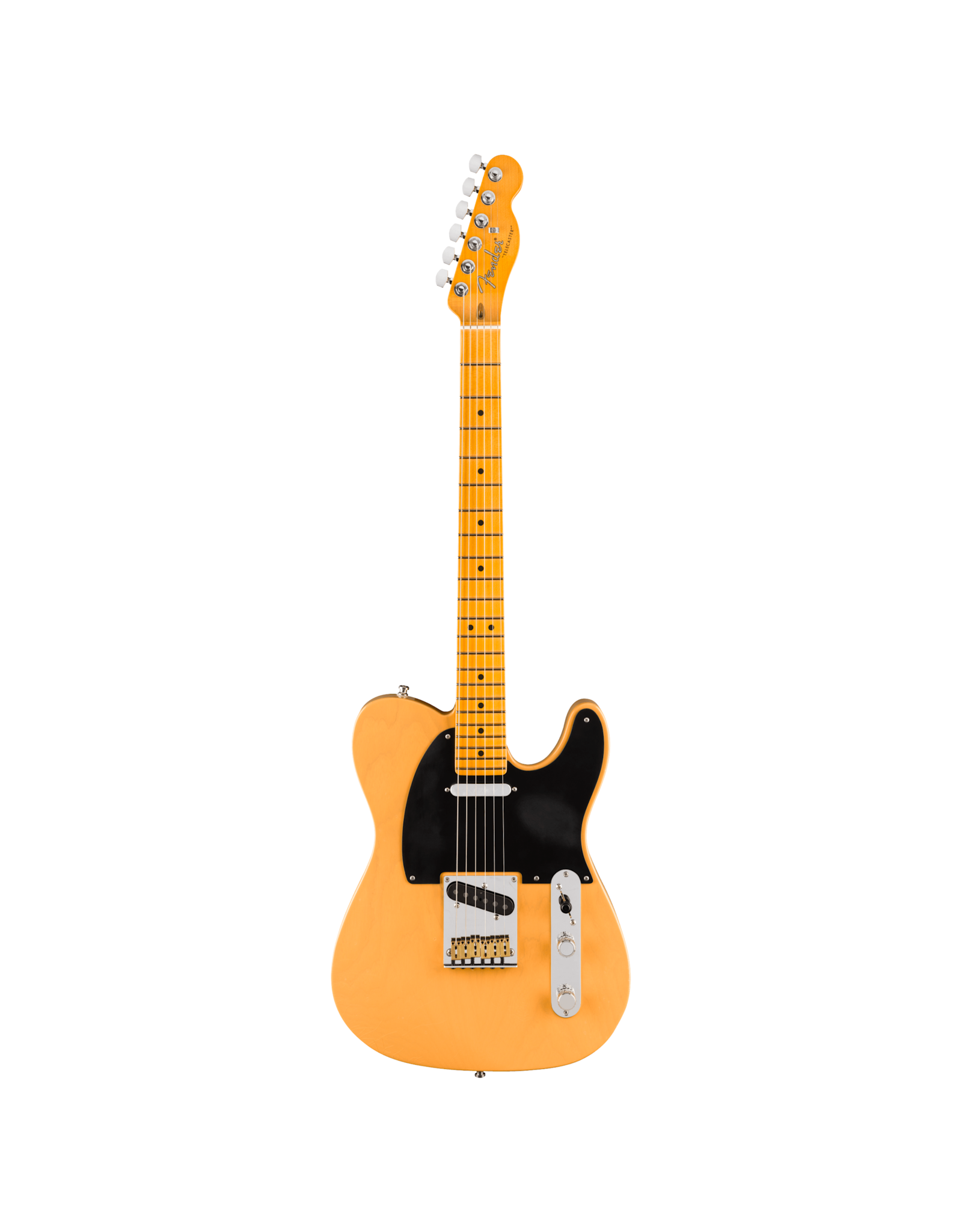 Fender Fender American Ultra Luxe Vintage '50s Telecaster, Maple Fingerboard, Butterscotch Blonde w/ Deluxe Hardshell Case