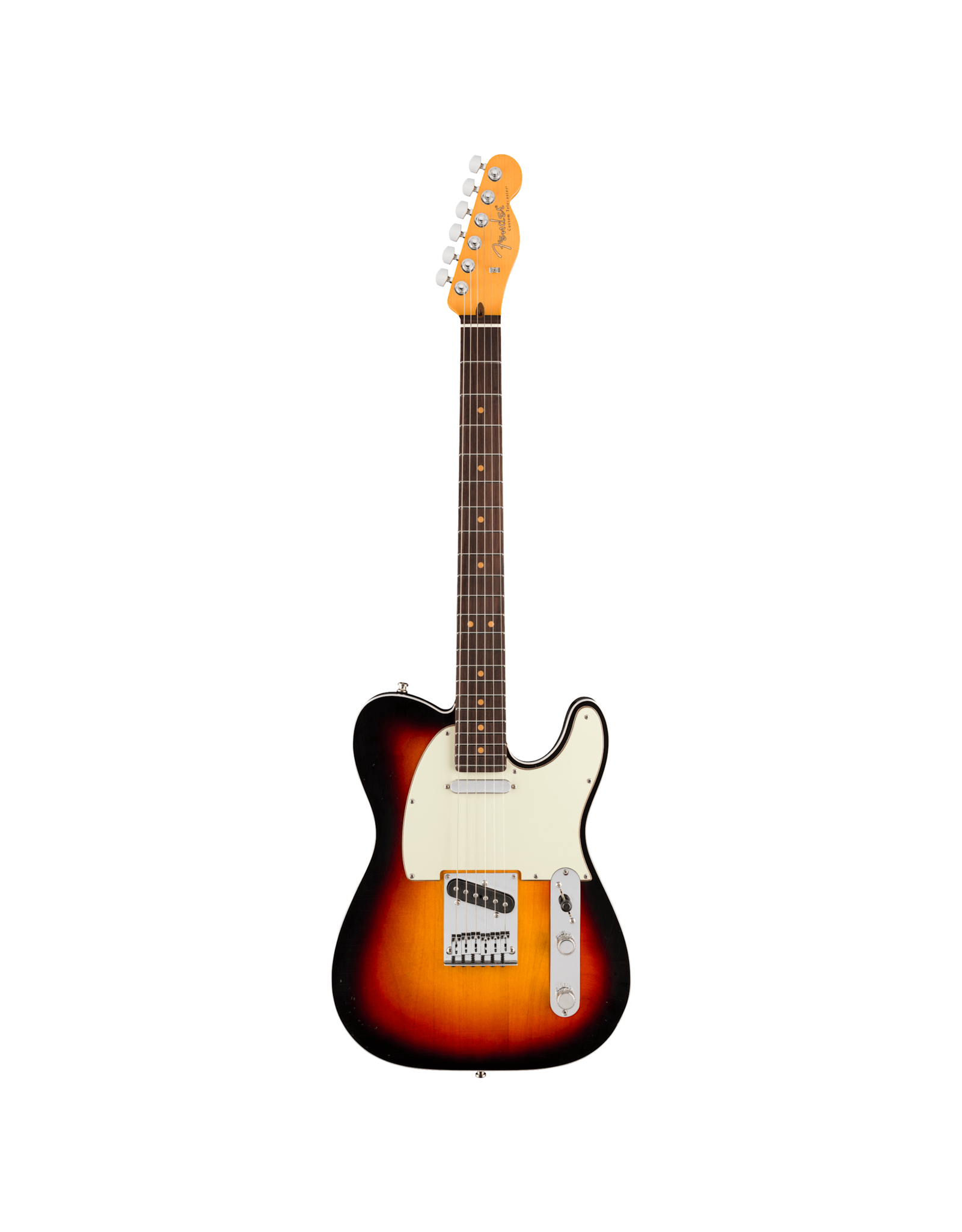 Fender Fender American Ultra Luxe Vintage '60s Telecaster Custom, Rosewood Fingerboard, 3-Color Sunburst w/ Deluxe Hardshell Case