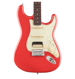 Fender Fender American Ultra Luxe Vintage '60s Stratocaster HSS, Rosewood Fingerboard, Fiesta Red w/ Deluxe Hardshell Case