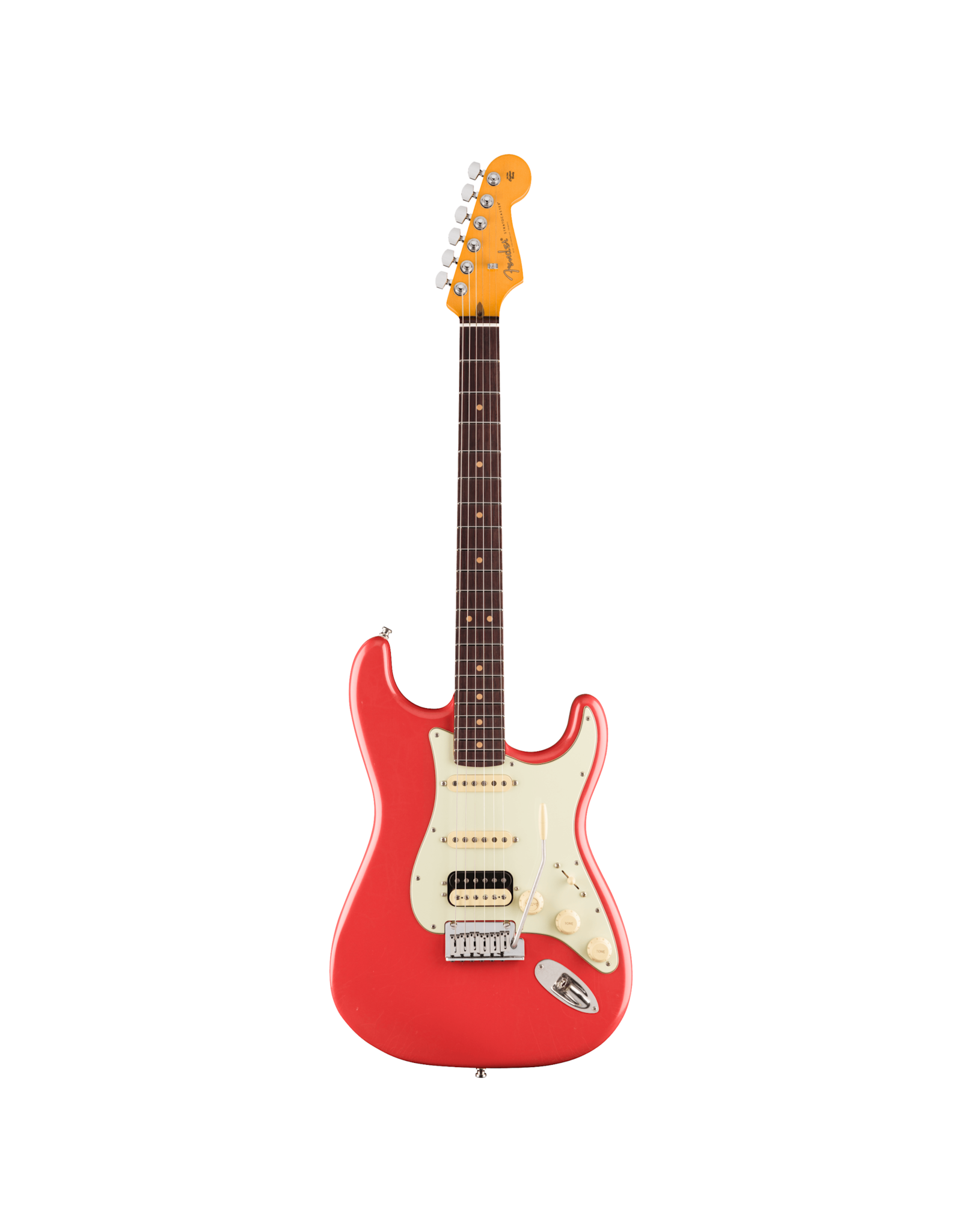 Fender Fender American Ultra Luxe Vintage '60s Stratocaster HSS, Rosewood Fingerboard, Fiesta Red w/ Deluxe Hardshell Case