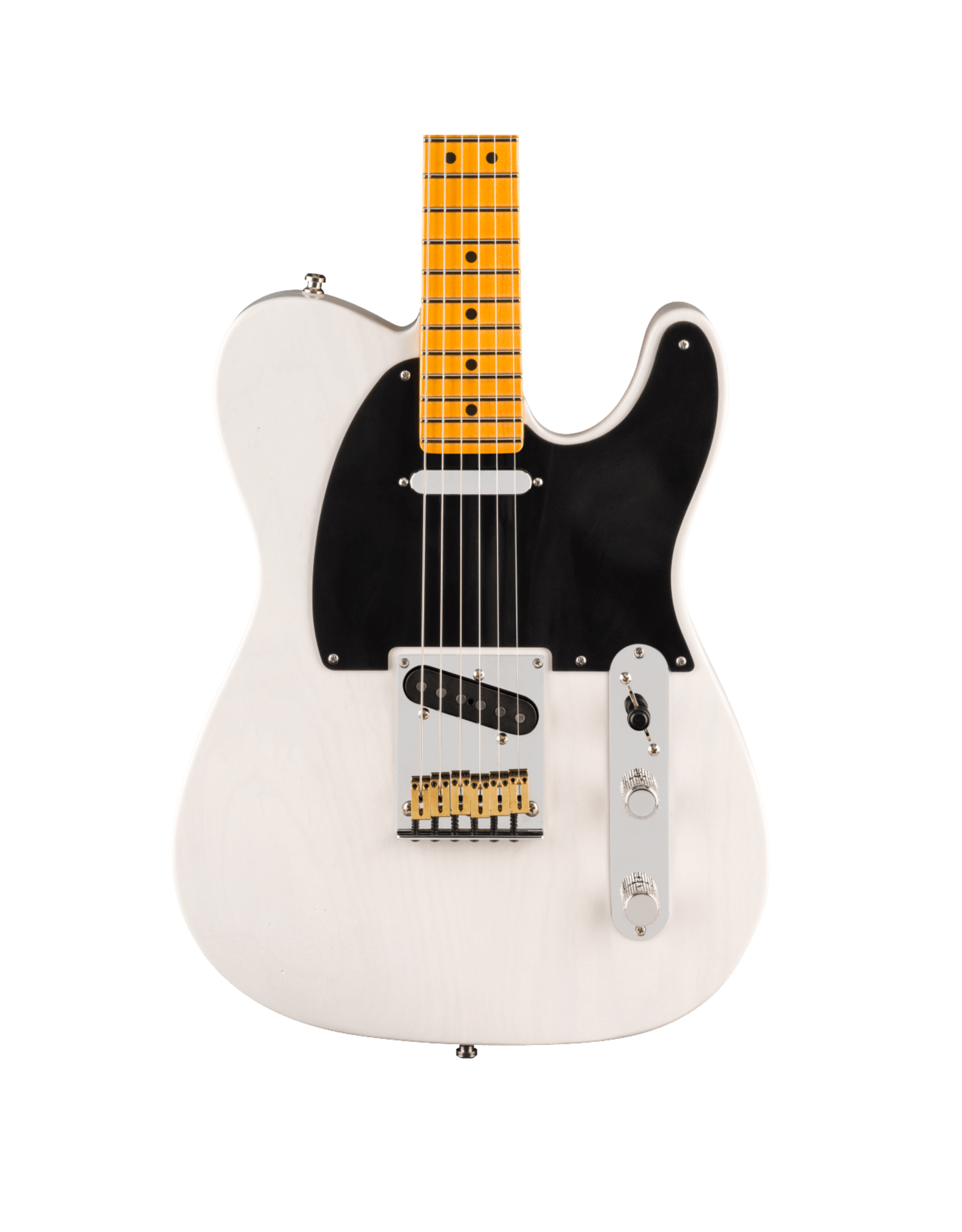 Fender Fender American Ultra Luxe Vintage '50s Telecaster, Maple Fingerboard, White Blonde w/ Deluxe Hardshell Case