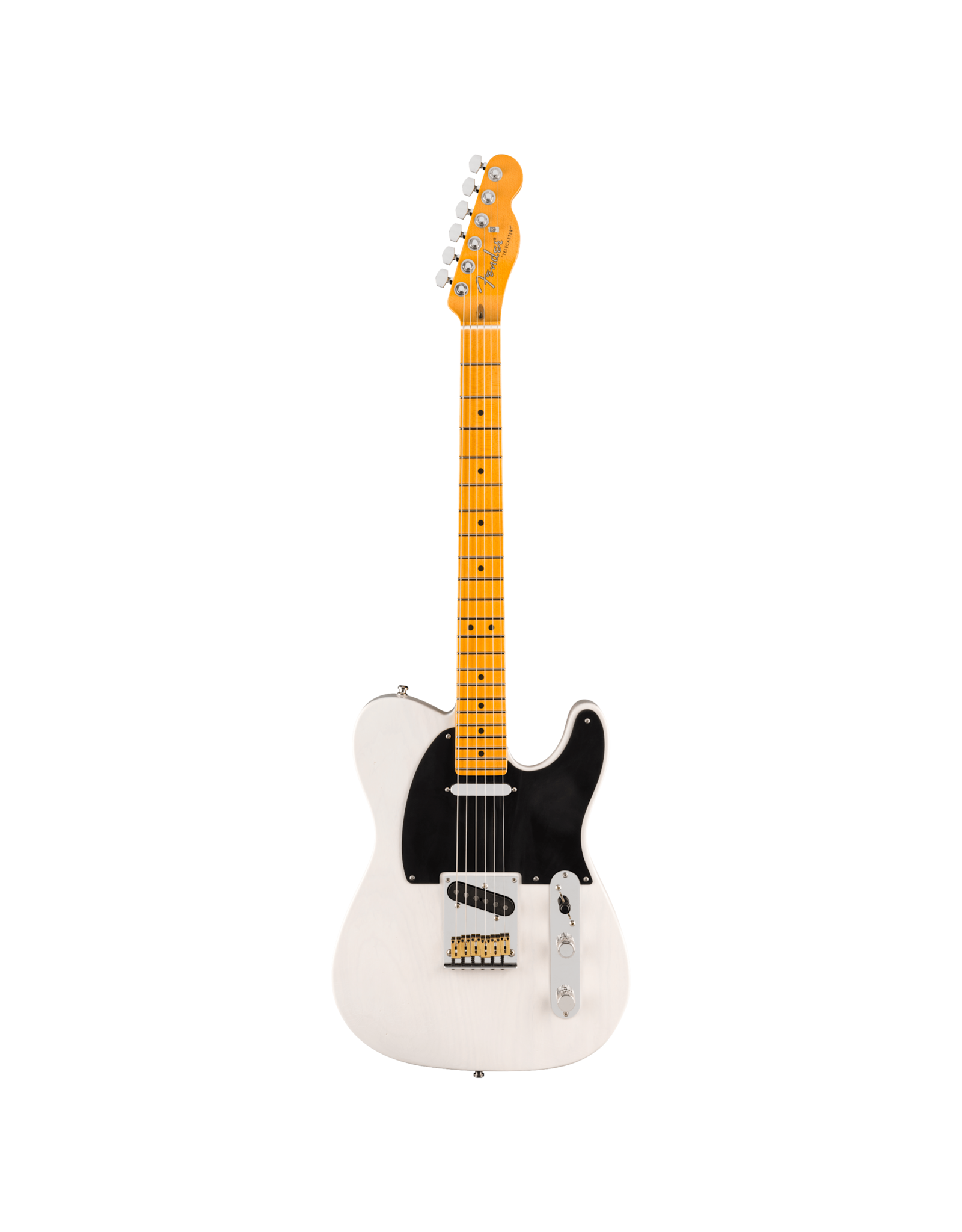 Fender Fender American Ultra Luxe Vintage '50s Telecaster, Maple Fingerboard, White Blonde w/ Deluxe Hardshell Case