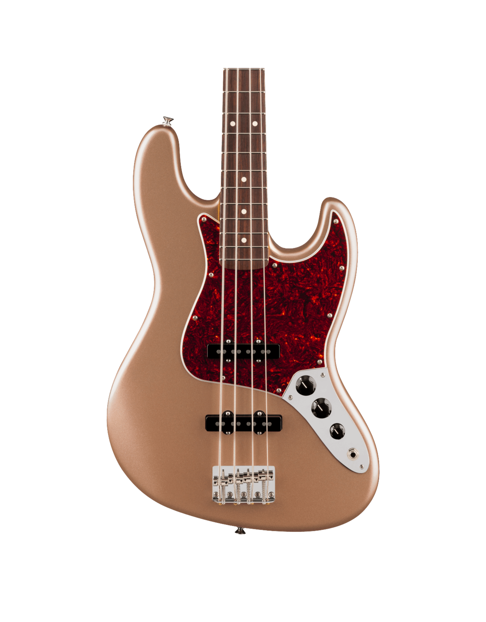 Fender Fender American Professional Classic Jazz Bass, Faded Firemist Gold w/ Deluxe Gig Bag