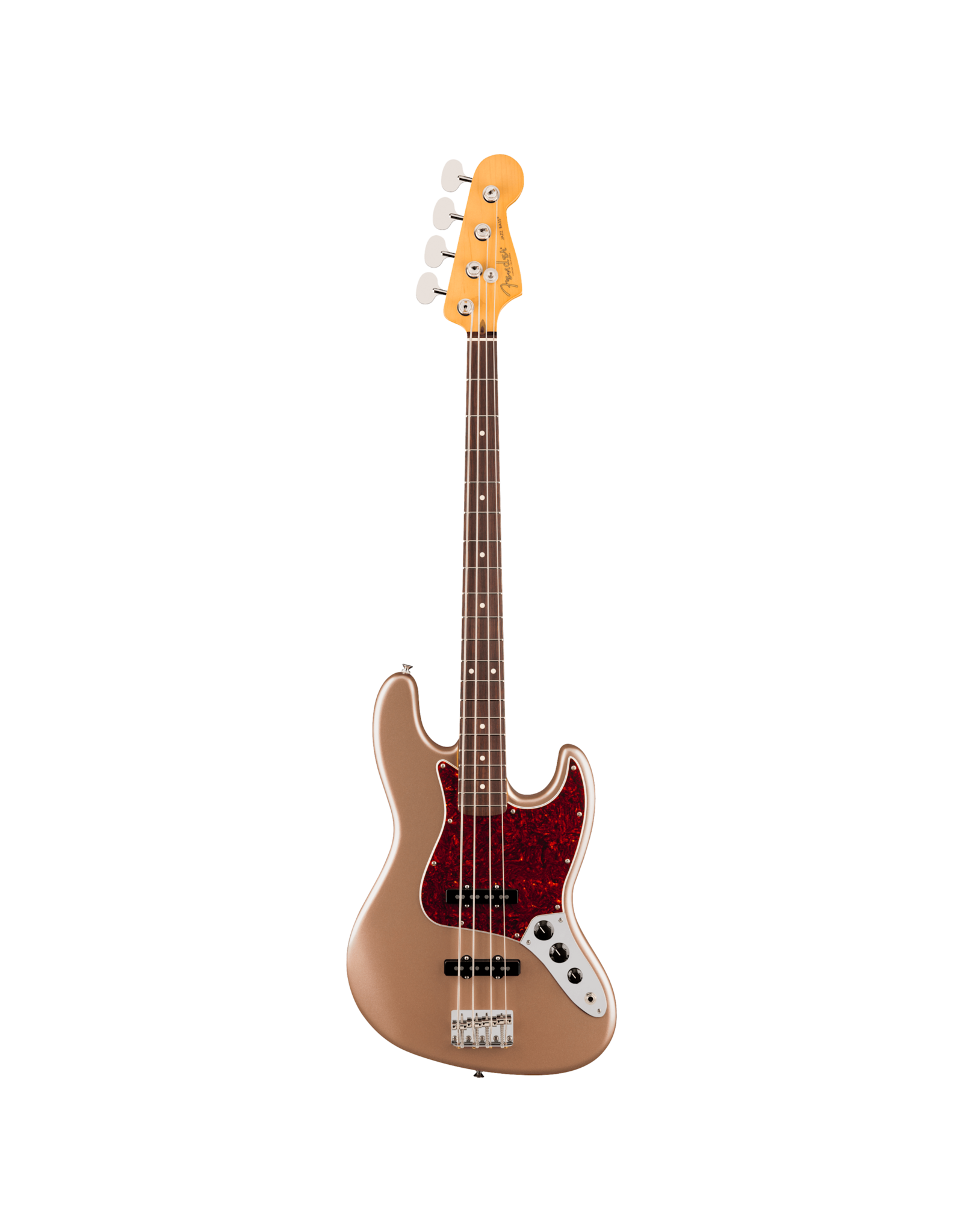Fender Fender American Professional Classic Jazz Bass, Faded Firemist Gold w/ Deluxe Gig Bag
