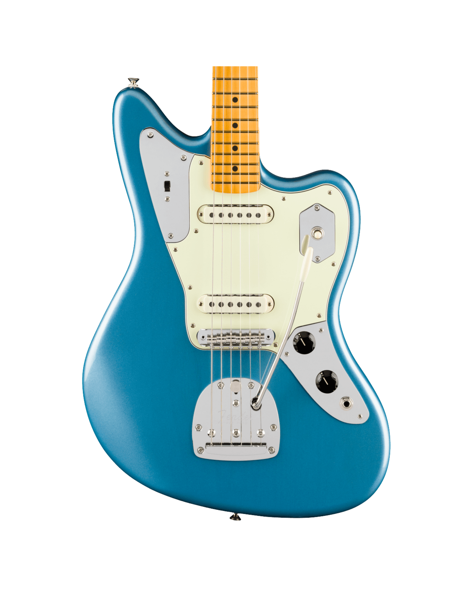Fender Fender American Professional Classic Jaguar, Faded Lake Placid Blue, Maple Fingerboard w/ Deluxe Gig Bag