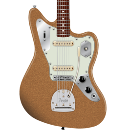 Fender Fender American Professional Classic Jaguar, Faded Firemist Gold, Rosewood Fingerboard w/ Deluxe Gig Bag