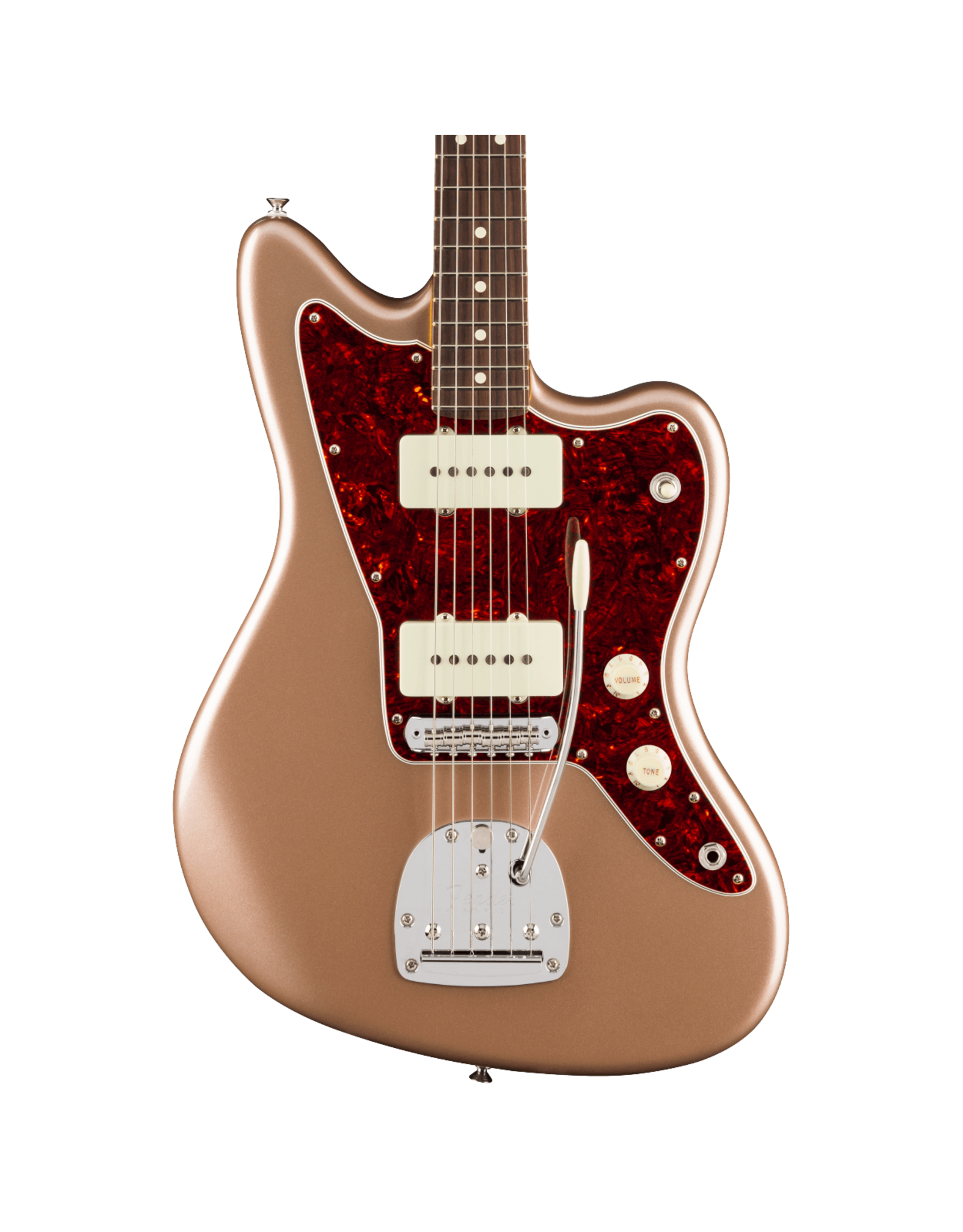 Fender Fender American Professional Classic Jazzmaster, Faded Firemist Gold, Rosewood Fingerboard,  w/ Deluxe Gig Bag