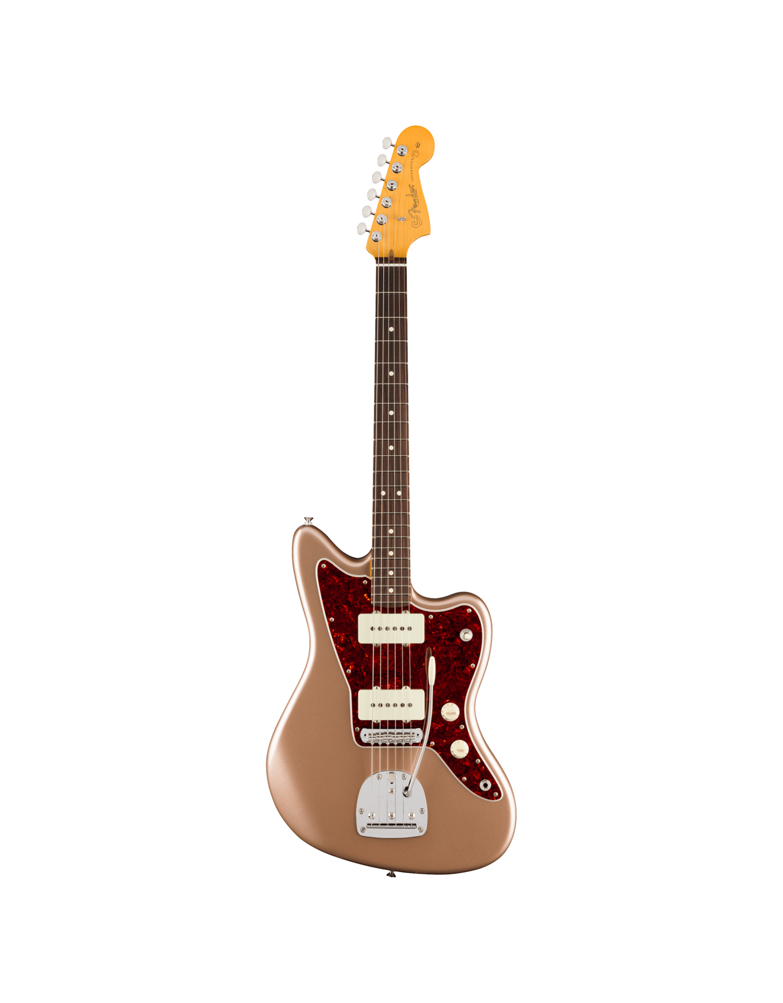 Fender Fender American Professional Classic Jazzmaster, Faded Firemist Gold, Rosewood Fingerboard,  w/ Deluxe Gig Bag