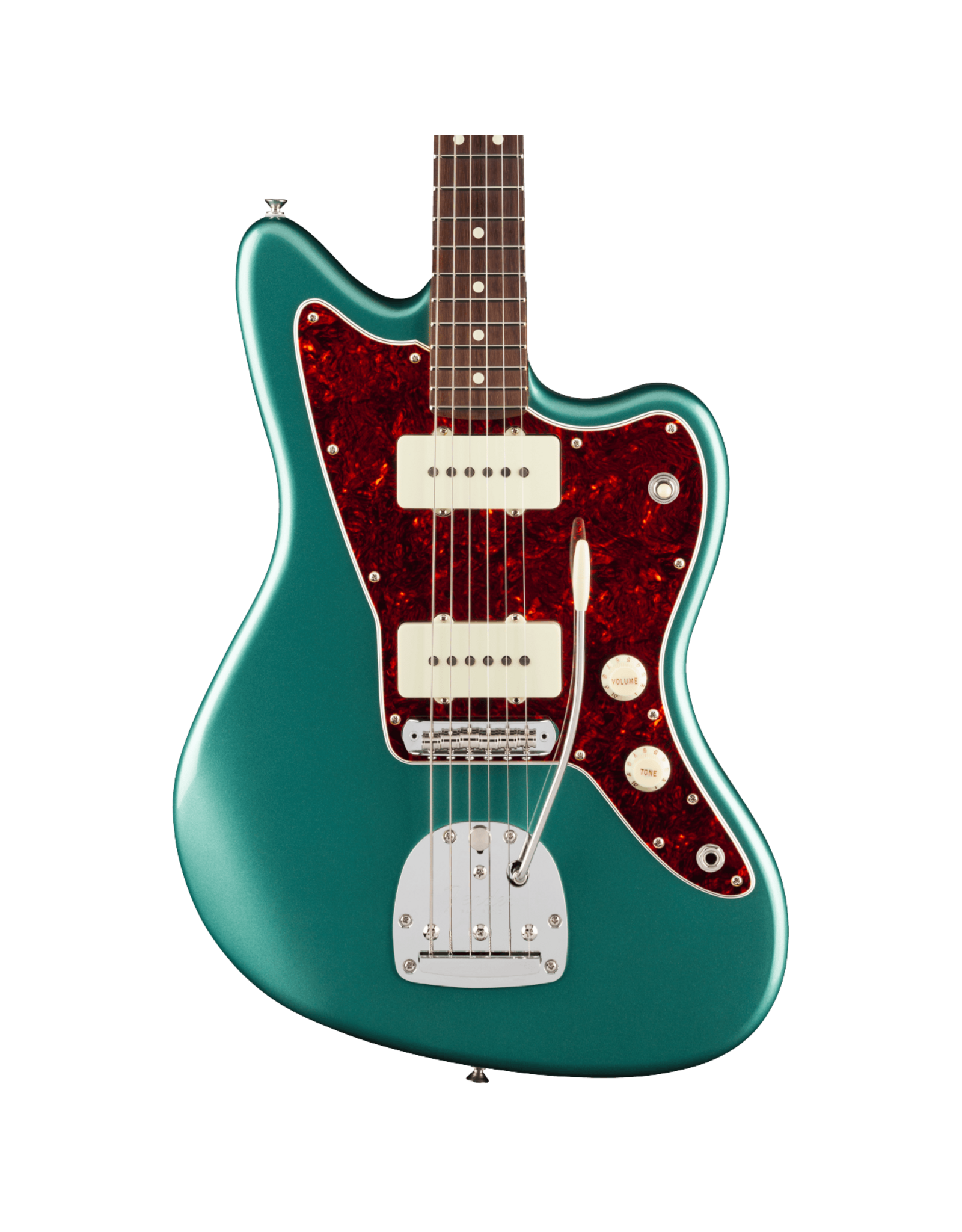 Fender Fender American Professional Classic Jazzmaster, Faded Sherwood Green Metallic, Rosewood Fingerboard,  w/ Deluxe Gig Bag